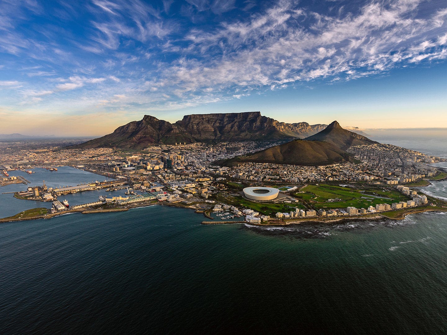 Blick auf Kapstadt Südafrika