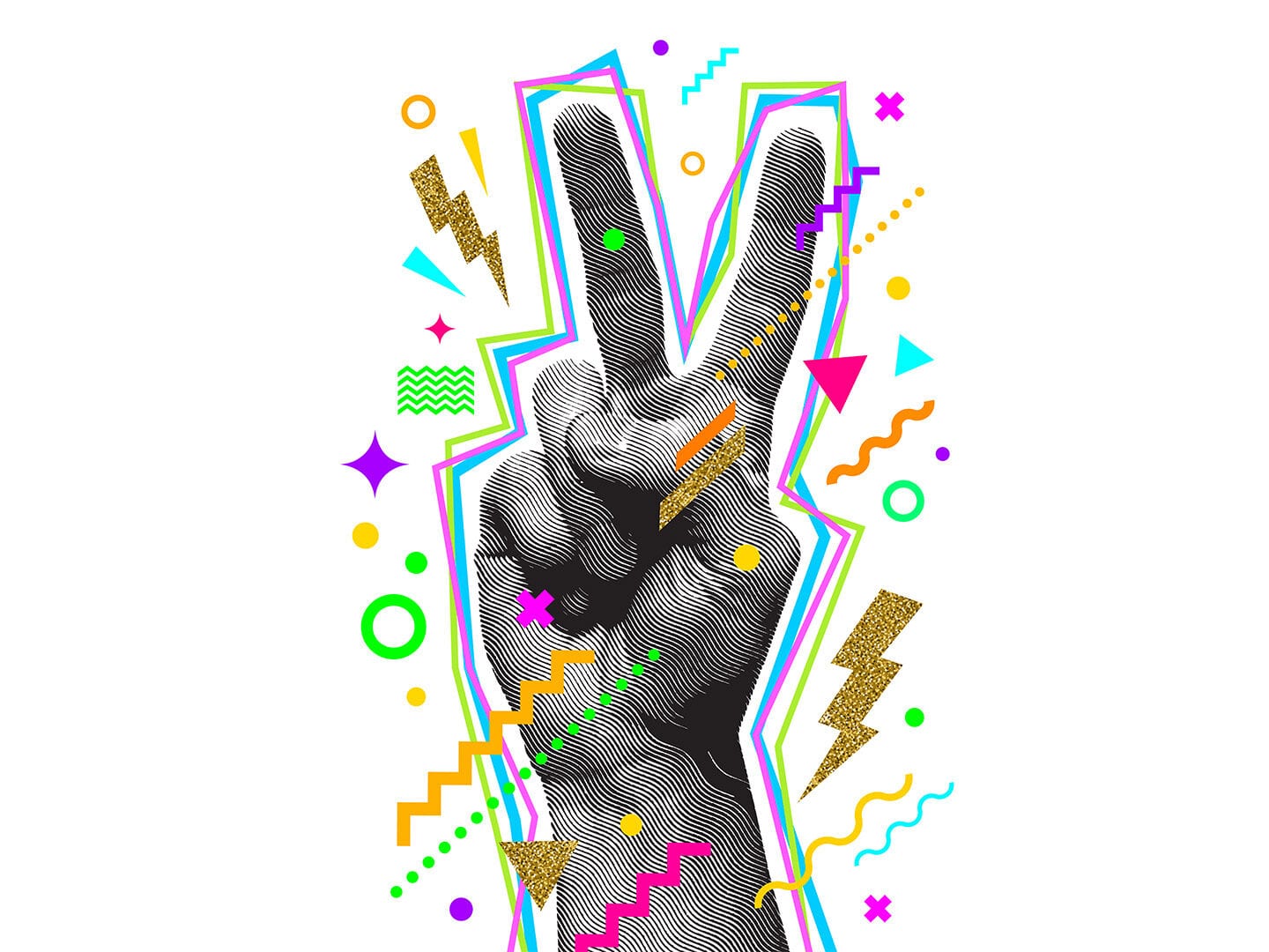 Victory Symbol Hand