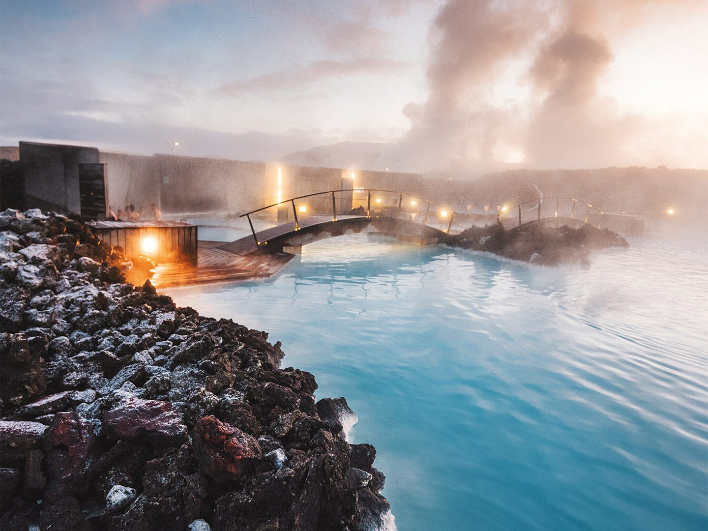 Island: Wasser der „Blue Lagoon“