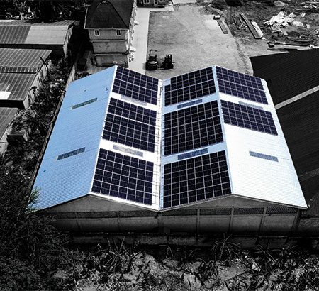 Solaranlagen in Ghana – ein Projekt, das von frankly.green unterstützt wurde