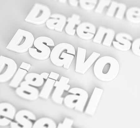 Wörter, die mit Datenschutz und der DSGVO zu tun haben