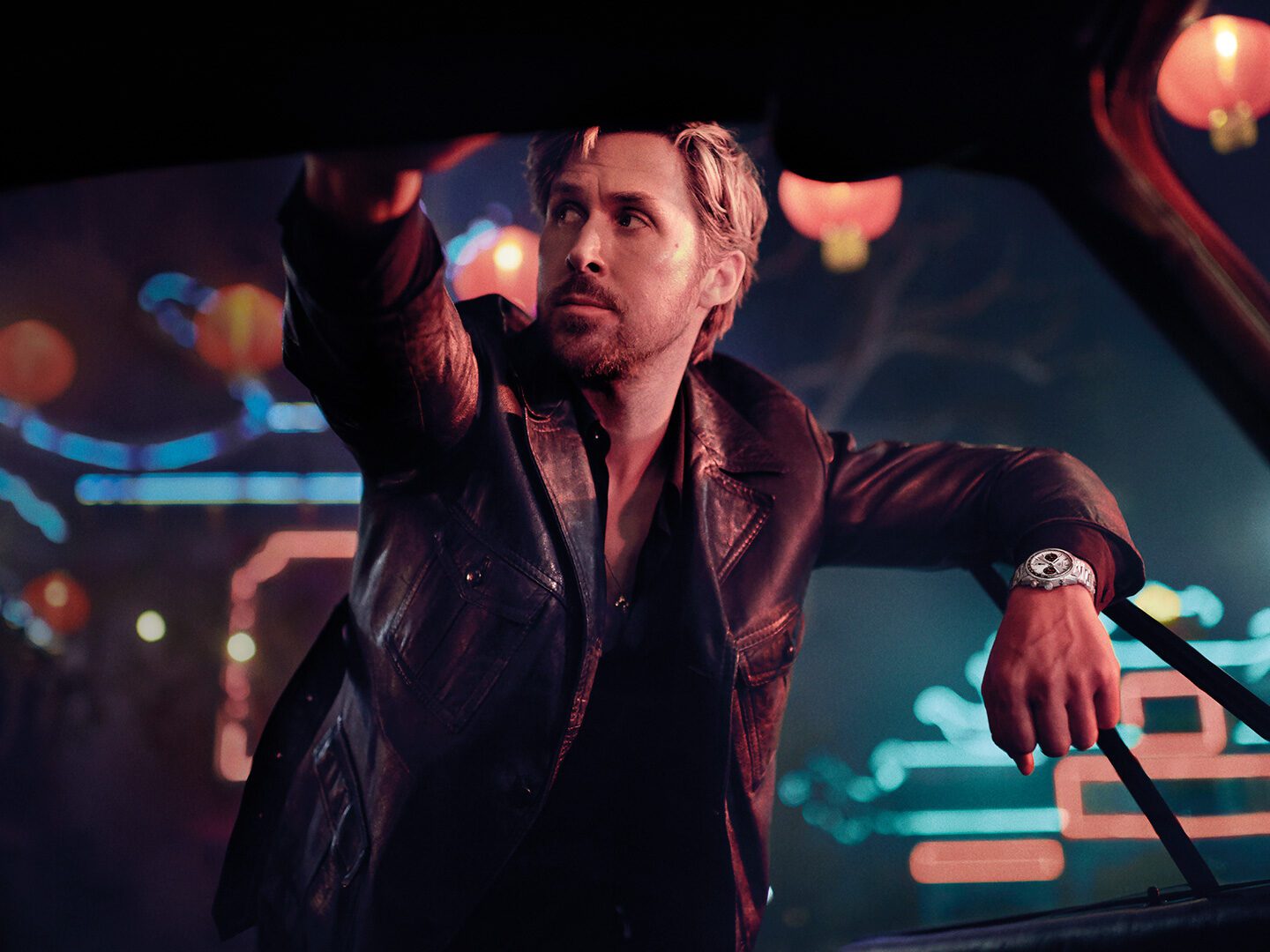Bild von Ryan Gosling mit einer Unisex-Uhr